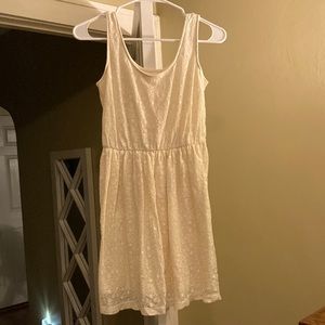 🩷 Cream Lace Dress